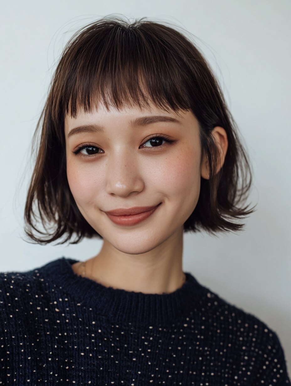 赤羽 美容室 秋色ベージュカラー ショートヘア