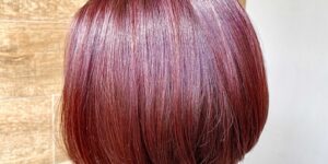 赤羽 ショートボブ チェリーピンク イルミナカラー リビーチ Rebeach HAIR RESORT