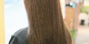 赤羽 美容室 イルミナカラー アッシュグレージュ ツヤ髪 ロングヘア 髪質改善 リビーチヘアリゾート